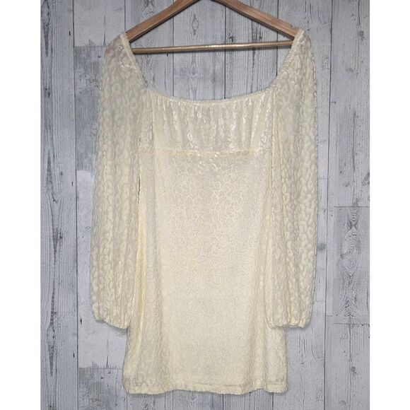 Princess Polly Don't Be Salty Burnout Velvet Corset Style Dress Sz. 6 - Picture 7 of 10